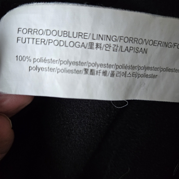 PULL & BEAR crushed velvet navy bomber jacket. Size small - Picture 8 of 11